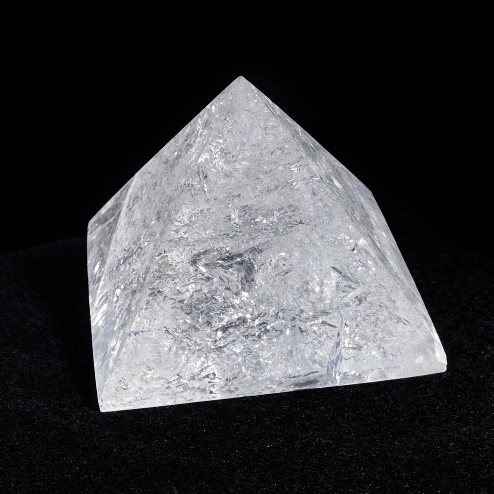 Clear Quartz Crystal Pyramid
